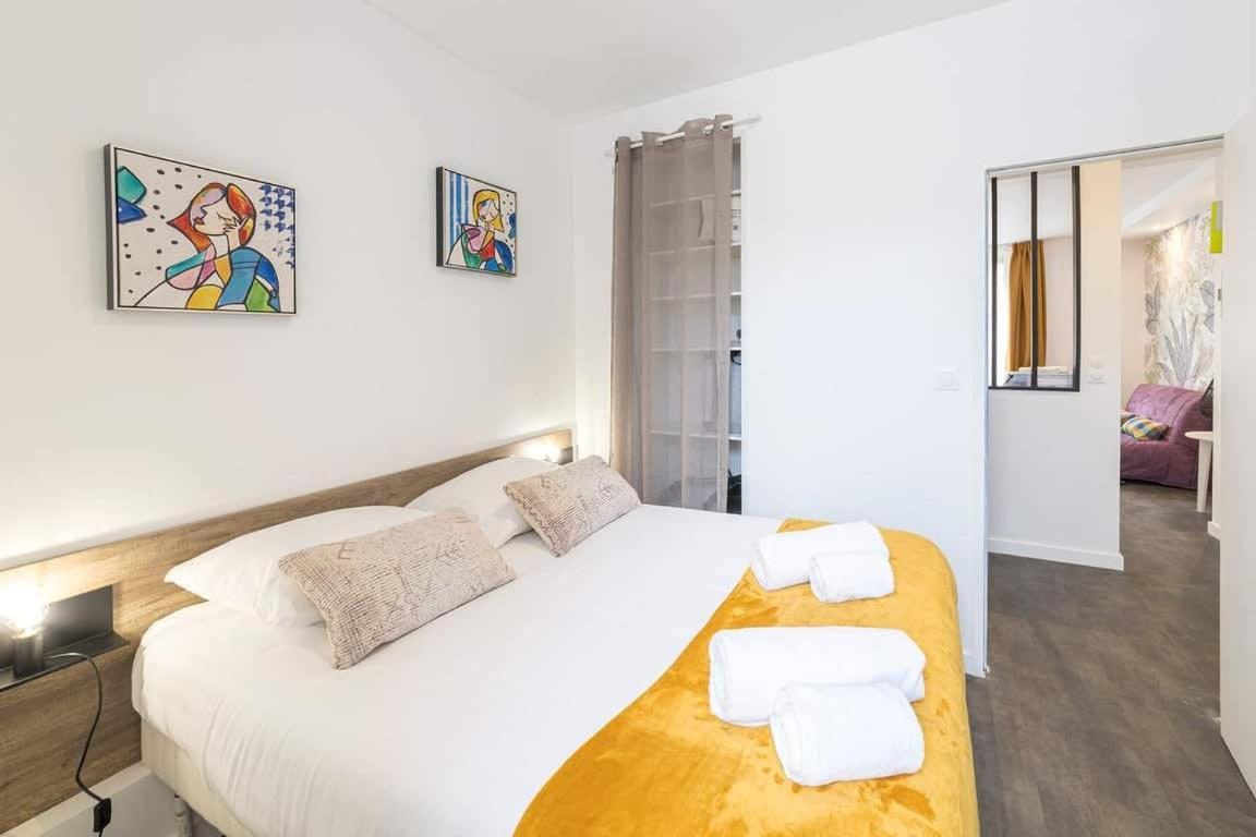 L'Echapee- Bel Appartement Renove Et Proche Gare Rennes Kültér fotó